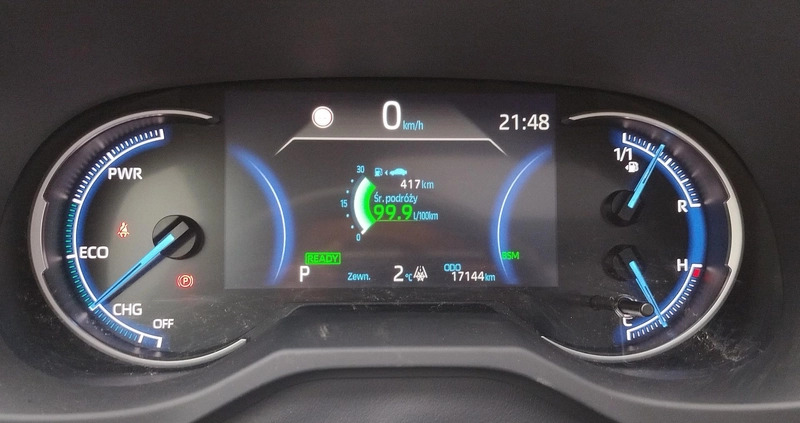 Toyota RAV4 cena 189900 przebieg: 17090, rok produkcji 2022 z Bychawa małe 301